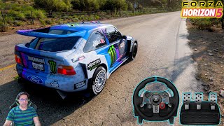 1994 Hoonigan Ford Escort RS Cosworth Cossie V2  Forza Horizon 5 on Logitech G29 Steering Wheel [upl. by Ihcelek]