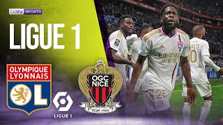 Lyon vs Nice  LIGUE 1 HIGHLIGHTS  021624  beIN SPORTS USA [upl. by Thadeus56]