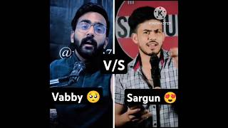 New Shayari❤‍🔥  Vabby🥺 vs Sargun Tyagi😍  Vabby Shayari Status  Attitude Shayari 👿 shayari [upl. by Sorodoeht]