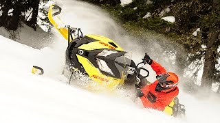 TEST RIDE 2015 Ski Doo Summit X T3 174 [upl. by Herculie811]