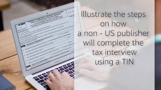 Filling out the KDP non  US tax interview [upl. by Ahsiyn]