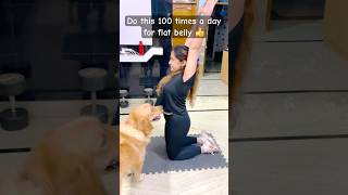 For flat belly😍exercise workout stayfit motivation youtubeshorts viralvideo fyp dailyvlog [upl. by Llehsal]