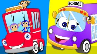 Wheels on the bus goes round and round  Nursery rhymes for kids and children [upl. by Fast]