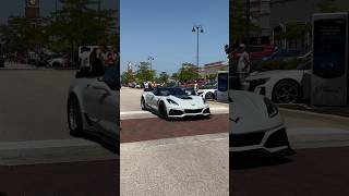 CORVETTE REVS LEAVING CAR SHOW‼️ viralvideo corvette carvideo carshow viralshorts cars [upl. by Maupin568]