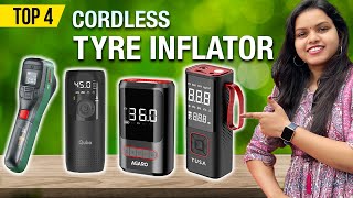 4 Best Cordless Tyre Inflator for Car in India 🚗 ⚡️Realtime Tested⚡️in Telugu [upl. by Sokin]