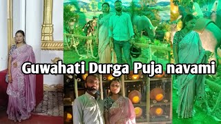 Guwahati Durga Puja full vlog l after marriage our first Durga Puja [upl. by Lauretta]