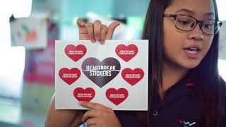 The Heartbreak Stickers — SCS AntiSmoking Campaign [upl. by Hartzel]