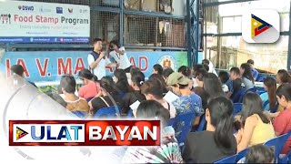 Mga benepisyaryo ng food stamp program ng pamahalaan nakatanggap ng tulong [upl. by Odlanor]