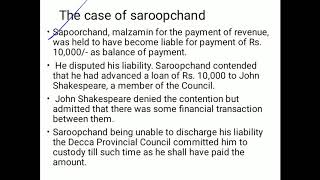 ACT OF SETTLEMENT 1781 CASE OF SAROOPCHAND CASE OF GORA CHAND DUTT [upl. by Payson]