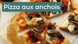 Recette de la pizza aux anchois [upl. by Adyol225]