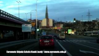 Trasy egzaminacyjne PORD Gdynia  Prawo Jazdy  Euromoto film 001 [upl. by Sikes974]