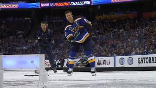 Alex Pietrangelo wins the passing challenge at 2018 NHL Skills Competition [upl. by Roots]