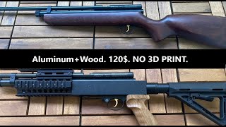 Tactical Bodykit Mod for QB78 XS78 air rifle Beeman SMK AluminumWood easy install NO 3D PRINT [upl. by Ramedlav]