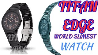 Titan Edge  World Slimest Ceramic Watch in India  Special Edition fullpackage [upl. by Anavi93]