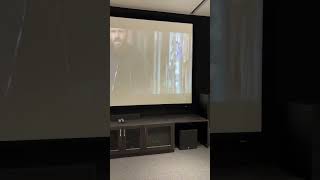 150quot Screen with Epson 4K Projector amp JBL audio [upl. by Alletniuq]