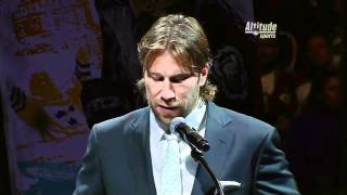 Peter Forsberg 21 Jersey Retirement [upl. by Eelannej]