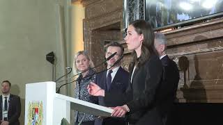 Sanna Marins speech in Munich [upl. by Mehs]