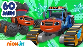 Blaze en de Monsterwielen  1 uur lang nieuwe races van Blaze  Nick Jr Nederland [upl. by Onateag762]