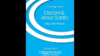 Discendi Amor Santo SSAA Choir  by Sally Lamb McCune [upl. by Yrrag]