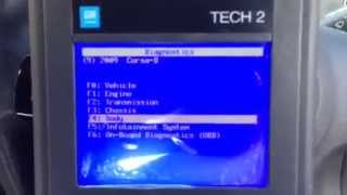 Tech 2 Corsa D Life Steering Wheel Controls Activation [upl. by Dodd537]