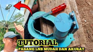 Cara Pasang LNB CBAND Di Parabola [upl. by Salbu]