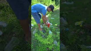 Bushcraft Skills Clean The Environment Useful in Forest bushcraft outdoor forest camping simple [upl. by Yalhsa]