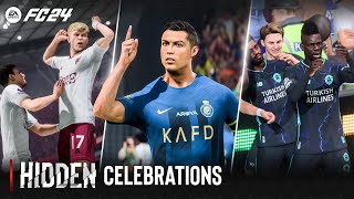 EA Sports FC 24  Hidden Celebrations [upl. by Ahseiat]