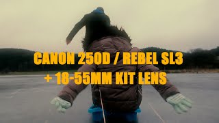 Canon 250d  Rebel sl3  1855mm is lens kit  Graded With Dehancer Pro [upl. by Leiva673]