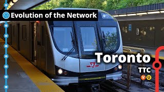 Torontos Subway Network Evolution [upl. by Singh448]