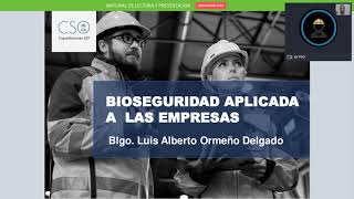 Bioseguridad aplicada a las empresas curso gratuito  clase 1 [upl. by Hpotsirhc]