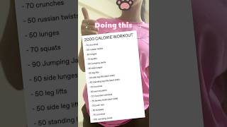 Doing the 2000 Calorie workout 🎀  cardio workout dailyworkout abschallenge hourglassbody [upl. by Mcripley337]