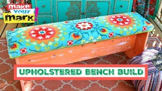 Upholstered Bench Build [upl. by Melodee]