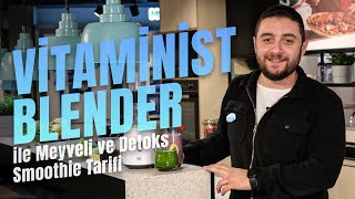 Beko Vitaminist Blender ile Meyveli ve Detoks Smoothie Hazırlanışı [upl. by Lelith]