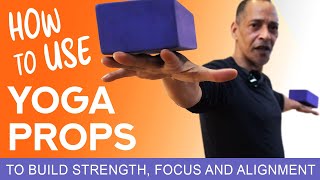 How to Use Yoga Props for Warrior Poses [upl. by Berne198]