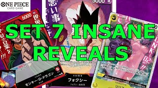 SET 7 INSANE REVEALS FOXY AND DRAGON One Piece Card Game [upl. by Idelson161]