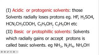 Classification of solventsCHEM401Reaction in non aquous solventsBSc IV [upl. by Roche827]