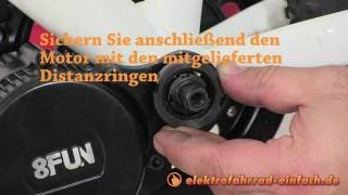 ELFEi Mittelmotor Pedelec Umbausatz Einbauvideo [upl. by Germaun]