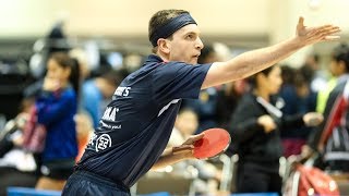 2018 US Open Table Tennis Championships  Day 2 Quarterfinals  Table 1 [upl. by Diley]