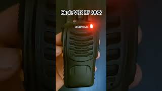 Mengaktifkan Mode VOX baofeng 888S tutorial [upl. by Leiahtan802]