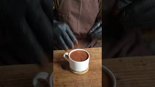 SIMON COLL 60 CACAO VANILLA HOT CHOCOLATE  シモンコール 60 カカオバニラホットチョコレート shorts ASMR chocolate [upl. by Grew]