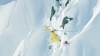 Heliskiing in Alaska on insanely steep lines  Legs of Steel Same Difference [upl. by Kealey594]