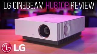 LG CineBeam HU810P Review  Will This Be The Best Projector of 2021 [upl. by Kathlene478]