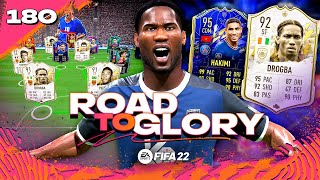 PRIME DROGBA IS INSANE FIFA 22 Road to Glory 180 [upl. by Bertram]