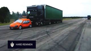 Hard remmen met een scania [upl. by Aire]