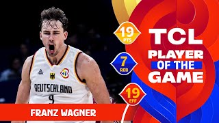 Franz Wagner stepped up when it counted most  TCL Player of the Game  World Cup Final [upl. by Rives]