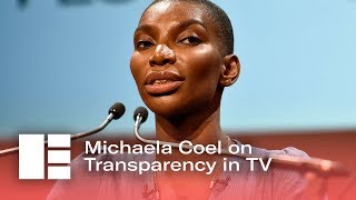 Michaela Coel Talks Transparency  Edinburgh TV Festival 2018 [upl. by Yoong]