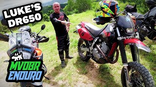 Our First Ride With a DR650  MVDBR Enduro 195 [upl. by Ingamar106]