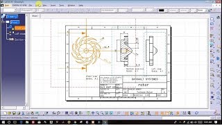 Catia V5 Drafting Tutorial for beginners [upl. by Dennett225]