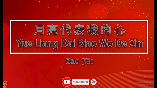 月亮代表我的心 【卡拉OK 男】《KTV KARAOKE》  Yue Liang Dai Biao Wo De Xin Male [upl. by Calmas604]