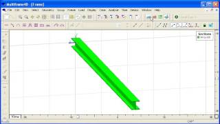 MAXSURF Multiframe  Simple Beam Analysis [upl. by Emerick]